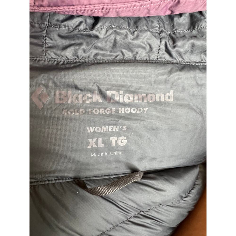 Black Diamond Cold Forge Insulated Down & Synthetic Hoodie Coat Size XL Purple - Picture 6 of 16